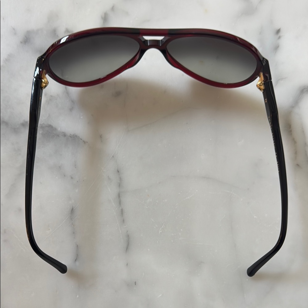 Louis Vuitton Burgundy Aviator Sunglasses - Picture 3 of 5